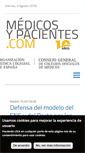 Mobile Screenshot of medicosypacientes.com